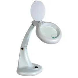 VELLEMAN Lupenleuchte - STANDFUß 3 + 12 DIOPTRIEN - 12W - WEIß