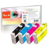 Peach Spar Pack Tintenpatronen kompatibel zu Epson T0715, C13T07154010