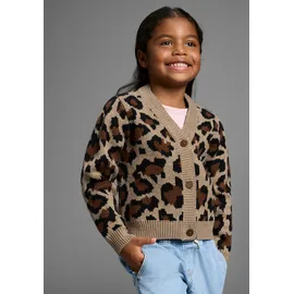 Kidsworld Strickjacke in gemustert leo, | Gr.: 104/110