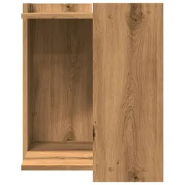 vidaXL Katzentoilette Artisan-Eiche 42x42x51 cm Braun