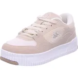 Kappa Schnürschuh Damen Weite E Beige/Weiß 37