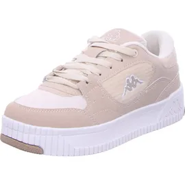 Kappa Schnürschuh Damen Weite E Beige/Weiß 37