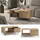 Vicco Eliza Braun Eiche 90 x 50 x 45 cm