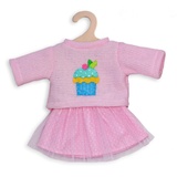 Heless 2050 Puppen-Pullover und Tüllrock Cupcake, Gr. 35-45 cm