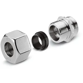 Kärcher Verbindungsstück Rohr/Absperrhahn, Edelstahl (Ermeto)