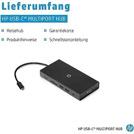 HP USB-C-Reisehub mit mehreren Anschlüssen