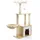 fudajo Kratzbaum mit Holz 106 cm beige