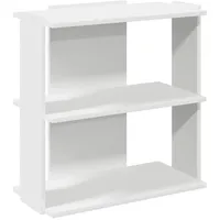 vidaXL Bücherregal 3 Böden 60 x 30 x 60 cm Weiß
