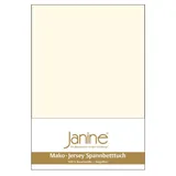 JANINE Spannbettlaken Mako-Jersey 180 x 200 - 200 x 200 cm beige