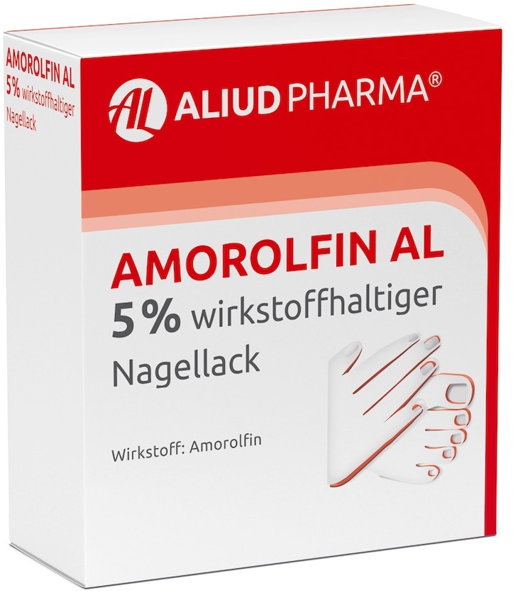 ALIUD Pharma AMOROLFIN AL 5% wirkstoffhaltiger Nagellack Nagelpilz 003 l