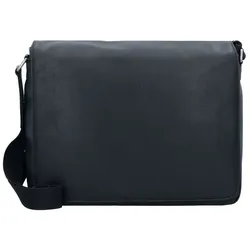 Leonhard Heyden Berlin Umhängetasche Leder 38 cm  schwarz