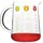 Pebbly MESSBECHER MIT SILIKONBODEN 1L