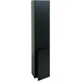 Mendler Hängeschrank HWC-L86, Badschrank Highboard Hochschrank, FSC® Melamin 2 Türen 3 Fächer 160x33cm ~ schwarz