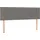vidaXL Boxspringbett mit Matratze Dunkelgrau 140x200 cm Stoff