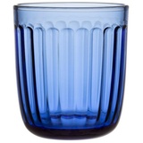 Iittala Raami Trinkgläser 2er Set Spülmaschinenfest in der Farbe Ultramarineblau, 260ml, 1067423