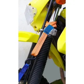 Trutzholm 4 Gurtschlaufen Doppelschlaufe + 4 Spanngurte Motorradspanngurt Mopped