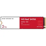 Western Digital SN700 NAS 2TB M.2 2280 NVMe SSD 2000GB interne SSD (2 TB) M.2" 3400 MB/S Lesegeschwindigkeit, 2900 MB/S Schreibgeschwindigkeit, NAS-optimiert, PCIe Gen3 x4, NVMe, 2500 TBW Endurance rot