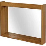 MCW Teak-Wandspiegel MCW-M75 77 x 100 cm Braun