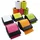M-Wave Haftnotiz Rolle Dispenser - 15 tlg. 60 mm x 10 m brillant sortiert.