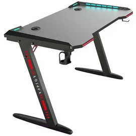Raptor Gaming GT100 Gaming-Tisch Schwarz PC / PS4