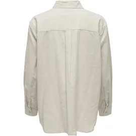 Only ONLTOKYO L/S LINEN BLEND SHIRT Beige S