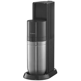 Sodastream Duo schwarz + Glaskaraffe + PET-Fasche