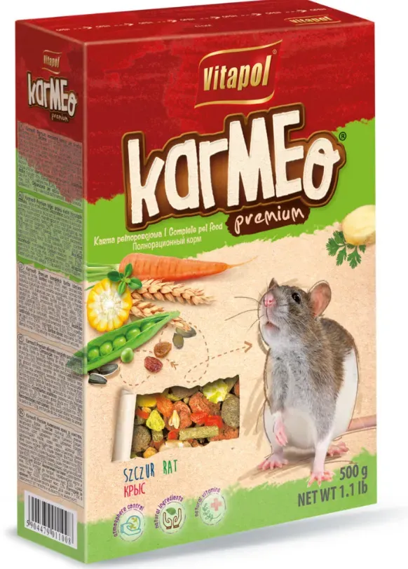 VITAPOL Alleinfuttermittel für Ratten 500g (Rabatt für Stammkunden 3%)