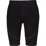 Löffler Damen Tight DA. BIKE-BUNDHOSE STRIPE, BLACK/MAGENTA, 36