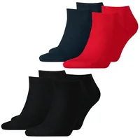 Sneakersocken - TH MEN SNEAKER Vorteilspack in 43-46 2 Paar Schwarz 4er Pack