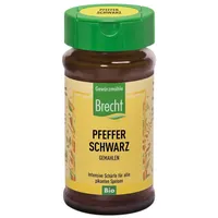 Pfeffer schwarz - gemahlen Glas