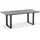 Niehoff Noah Gartentisch 220 x 95 x 76 cm Grau