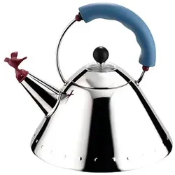 ALESSI Wasserkessel 9093 silber