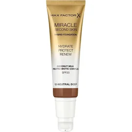 Max Factor Miracle Second Skin LSF 20 12 natural deep 30 ml