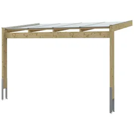 SKANHOLZ Terrassenüberdachung Novara 450 x 259 cm eiche hell