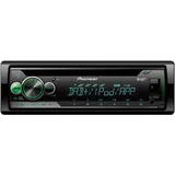 Pioneer DEH-S410DAB-AN, 1-DIN-Autoradio, CD-Tuner mit FM und DAB+, MP3, USB und AUX-Eingang, RGB – Beleuchtung, Smart Sync App, 5-Band Equalizer, inklusive DAB-Antenne