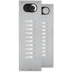 Comelit IX0110 Frontplatte Switch, 10 Teilnehmer, 1-reihig, V4A