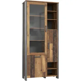 Forte Highboard Clif 91,6 x 205,4 cm grau