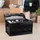 Relaxdays Klappbox 58,5 x 39,5 x 32,5 cm 1-tlg. schwarz