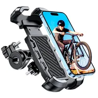 Mohard Handyhalterung Fahrrad, [Niemals Herunterfallen] 360° Drehbar Bike Handlebar Bags Handyhalterung Motorrad, Handyhalter Fahrrad für Rennrad MTB, Kompatibel mit 4,7-6,8 Zoll Smartphone