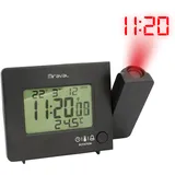 Miraval Funk-Projektionswecker Funkwecker USB 2 Alarme Temperaturanzeige Datum