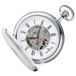 Dugena Savonette Taschenuhr 4460637-1 - 51 - Silber