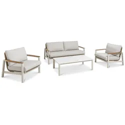 Segarda Loungemöbel Set Santorini Sofa Beige Creme