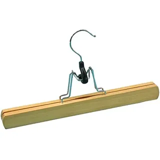 Bürstenmann Hosenspanner mit Holzkörper 3 Stück, Holz, beige, 8 x 30 x 17.5 cm