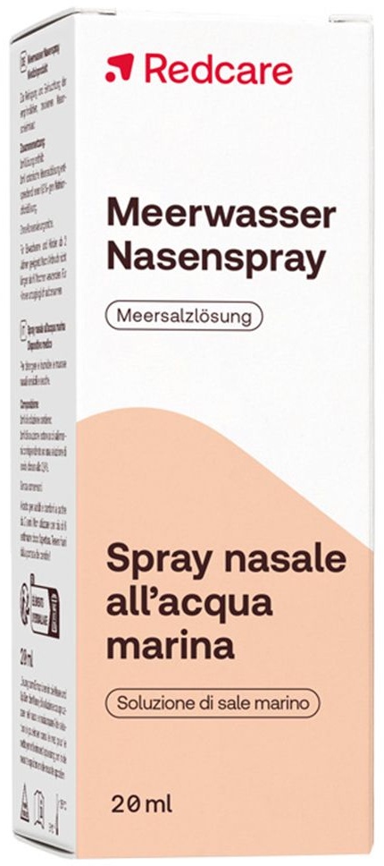 Redcare Meerwasser Nasenspray Nasendosierspray 20 ml 20 ml Nasendosierspray