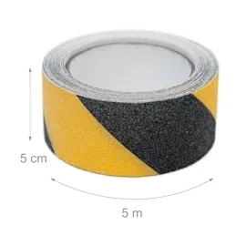 Relaxdays Klebeband Anti-Rutsch 50 mm 5 m 1 St.