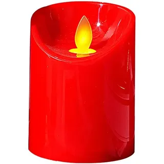 AUTOECHO Rote flammenlose Kerzen flackern, rote LED-Kerzen | Rote gefälschte Kerzen,LED-Kerzen, Tischdekoration für Hochzeit, Festival, Weihnachten, Outdoor-Dekoration