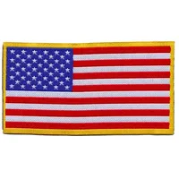 4R Quattroerre.it 14503 Klebepatch für Stoff, amerikanische Flagge