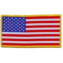 4R Quattroerre.it 14503 Klebepatch für Stoff, amerikanische Flagge