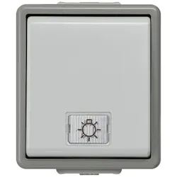 Siemens 5TA4716 DELTA fläche IP44 AP Wechselschalter mit Fenster und LED-Einsatz