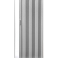 Falttür Schiebetür Tür hell grau farben Höhe 203 cm Einbaubreite bis 92 cm Doppelwandprofil Neu